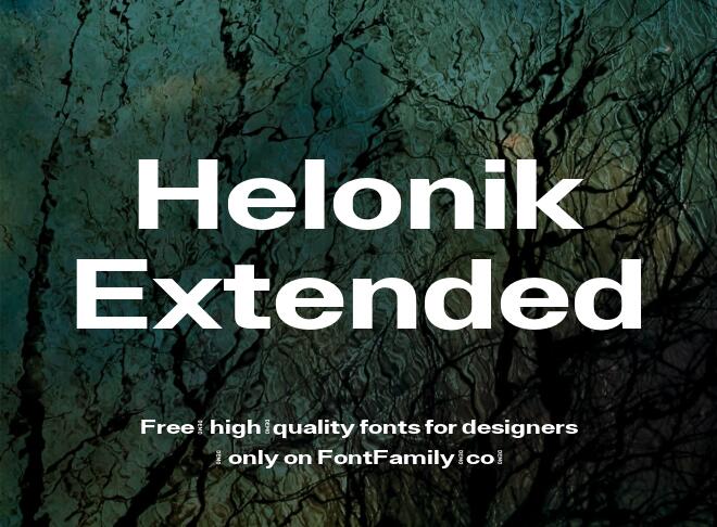 Helonik Extended Font