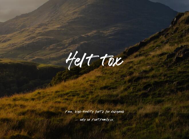 Helttox Font