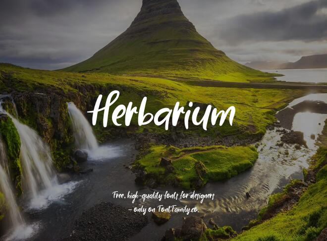 Herbarium Font