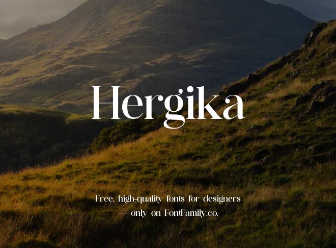 Hergika Font