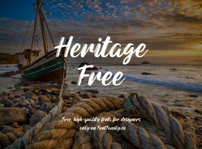 Heritage Free Font