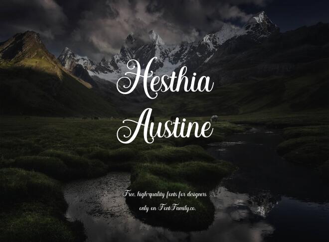 Hesthia Austine Font