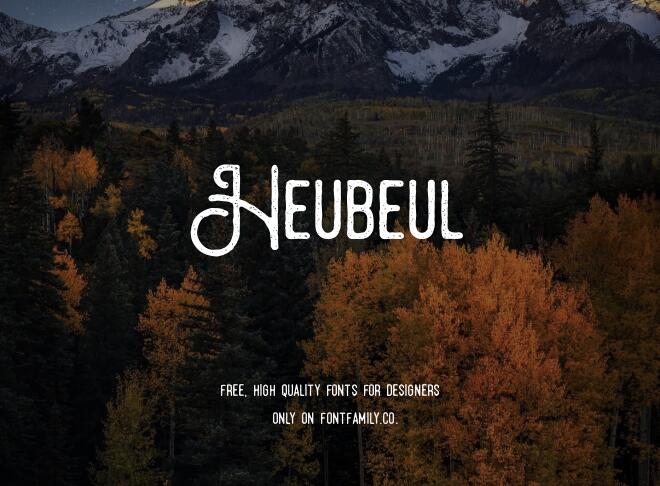 Heubeul Font