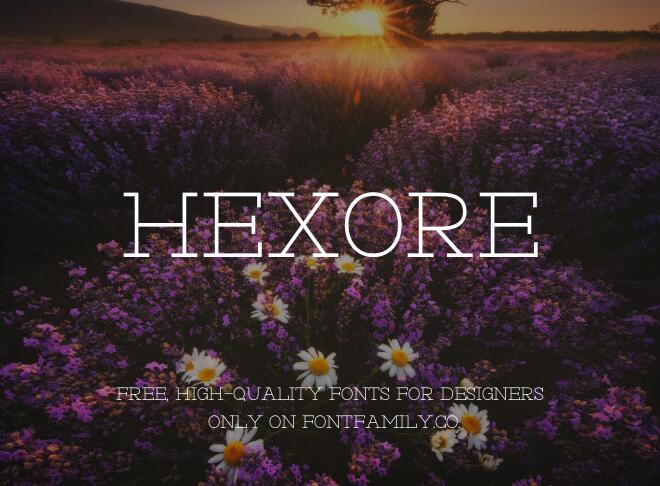 Hexore Font
