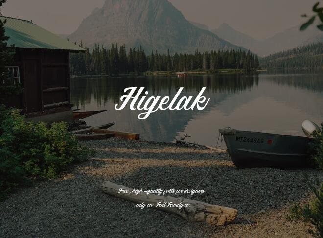 Higelak Font