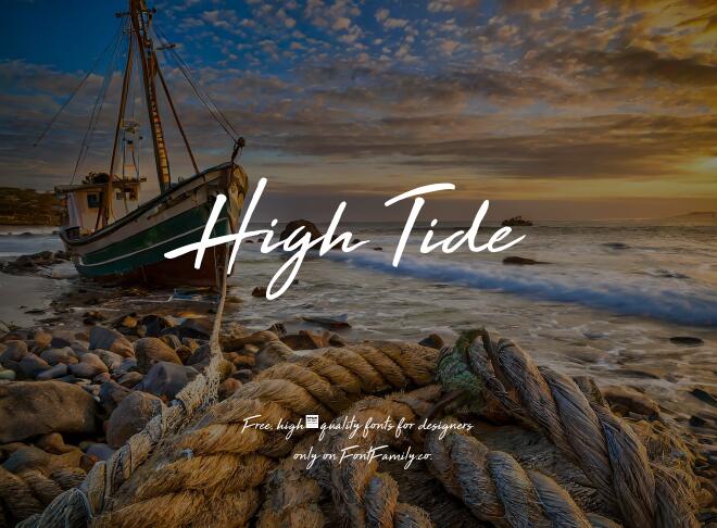 High Tide Font