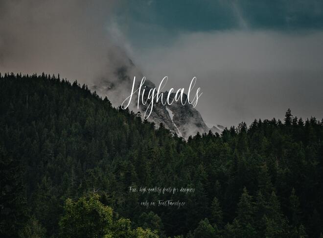 Higheals Font