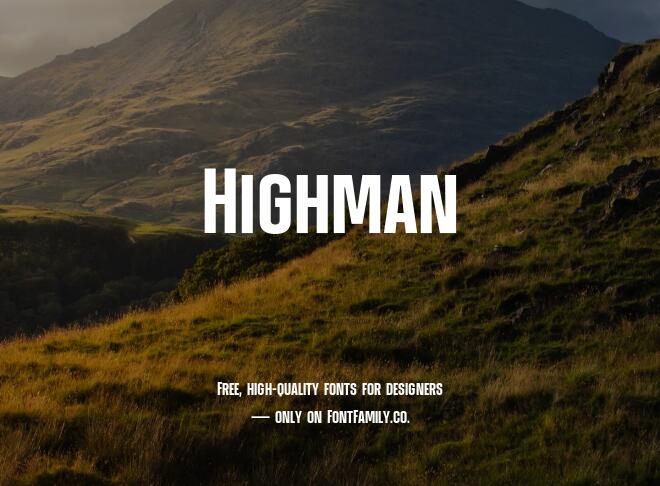 Highman Font