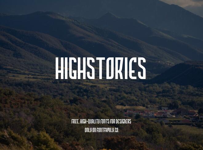 Highstories Font