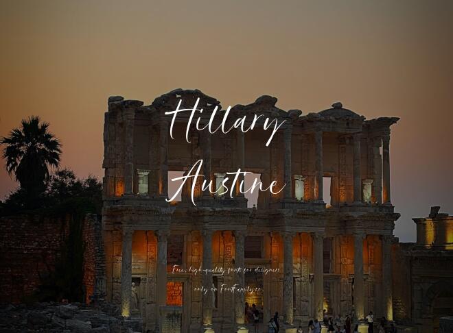 Hillary Austine Font