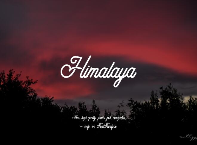 Himalaya Font