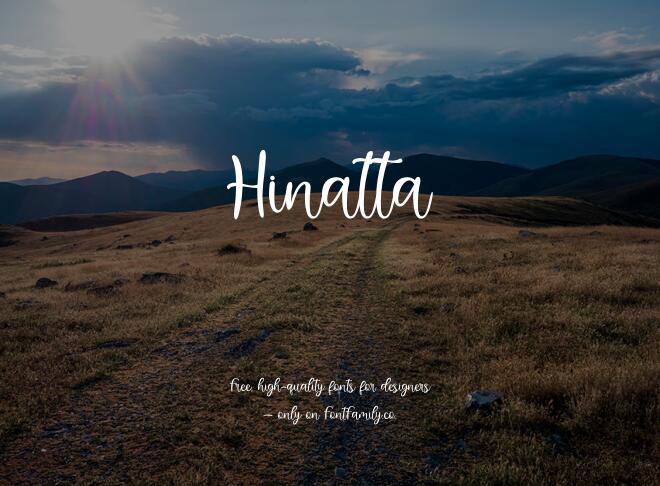 Hinatta Font