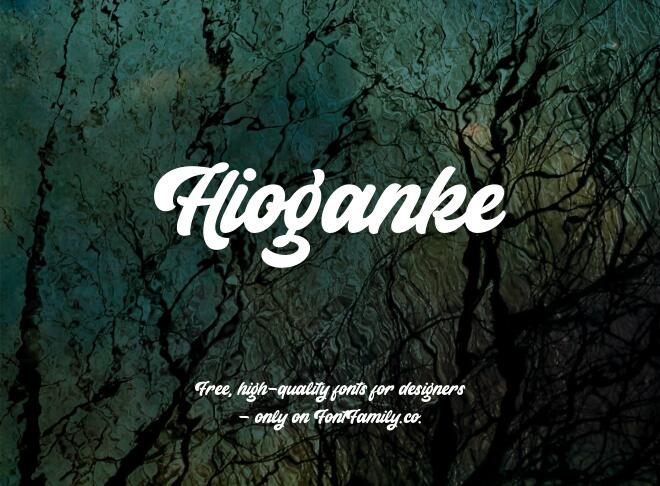 Hioganke Font