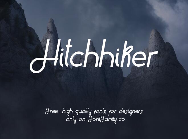 Hitchhiker Font