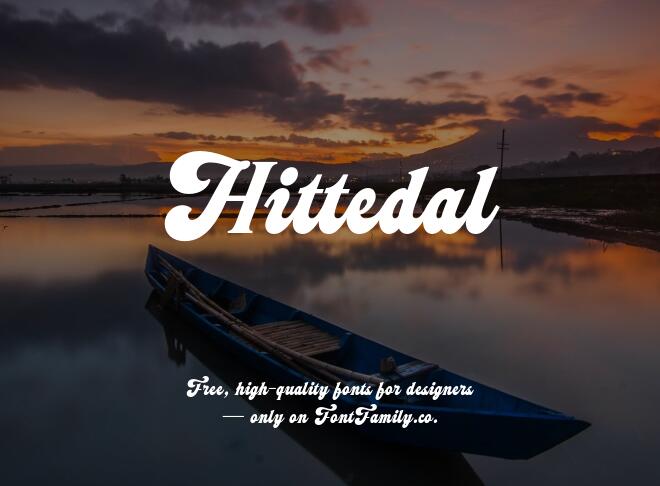 Hittedal Font