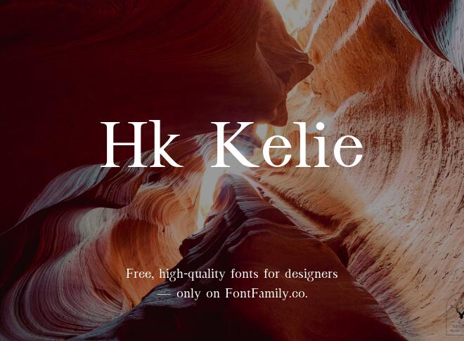 Hk Kelie Font