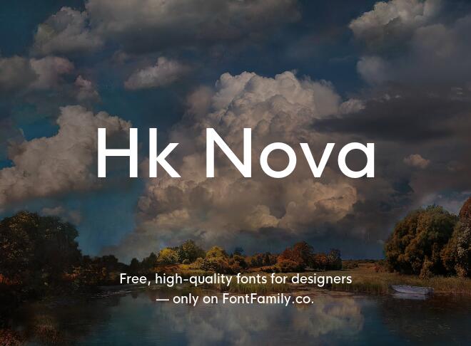 Hk Nova Font
