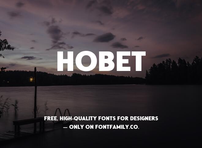 Hobet Font
