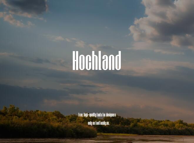 Hochland Font