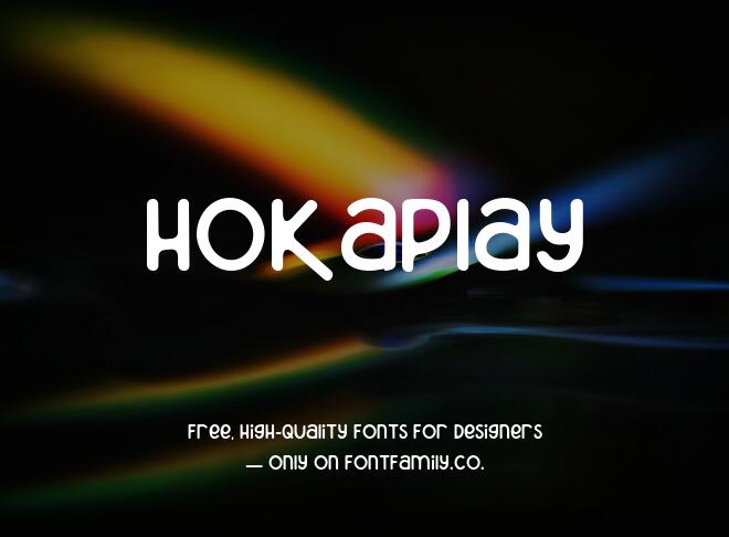 Hokaplay Font