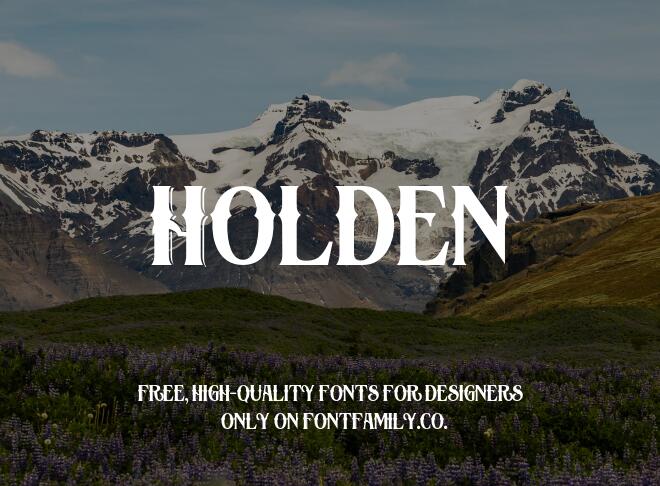 Holden Font