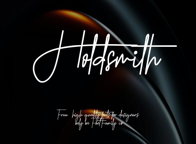 Holdsmith Font