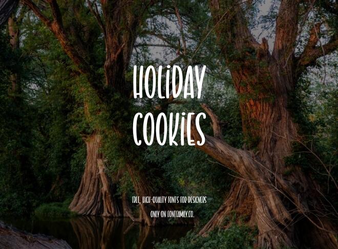 Holiday Cookies Font