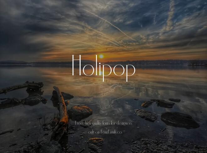 Holipop Font