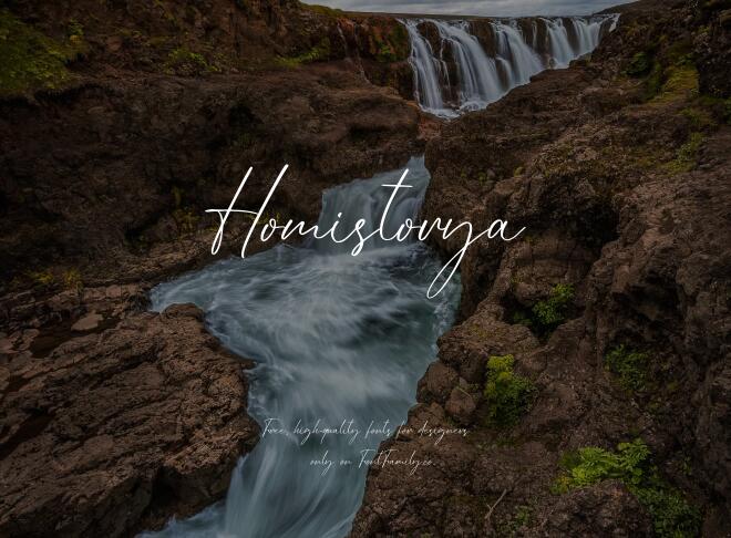Homistorya Font