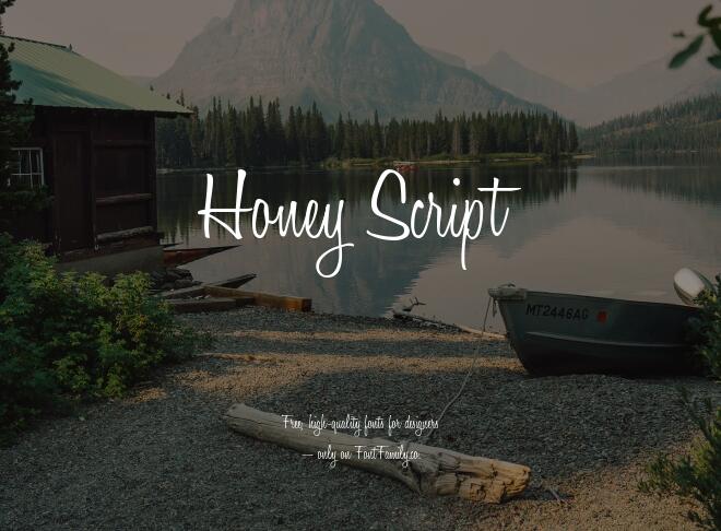 Honey Script Font