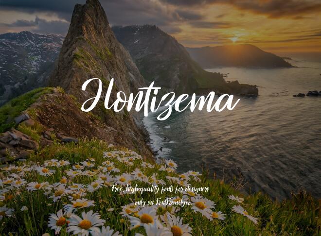 Hontizema Font