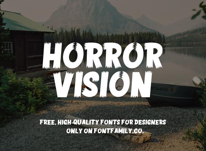 Horror Vision Font