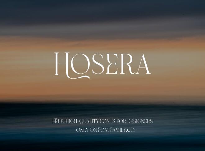 Hosera Font