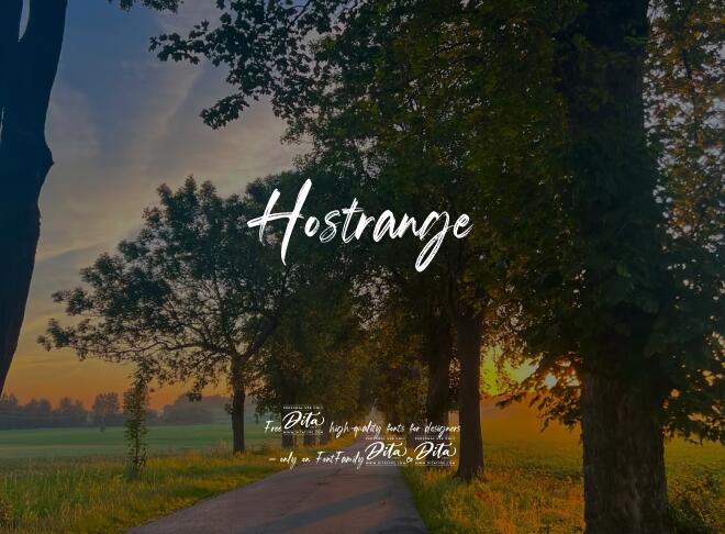 Hostrange Font