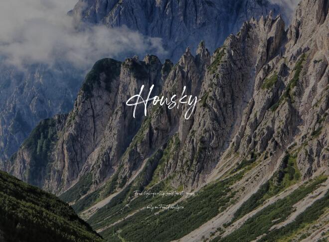 Housky Font