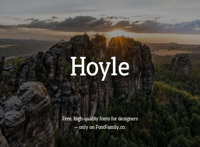 Hoyle Font