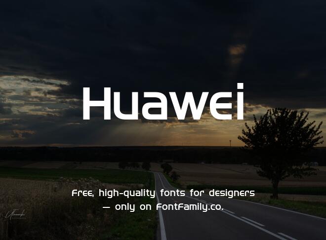 Huawei Font