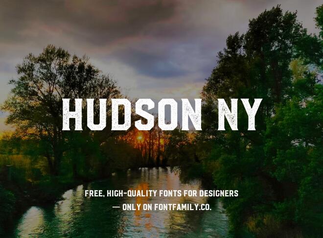 Hudson Ny Font