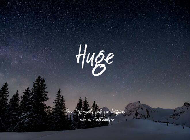 Huge Font