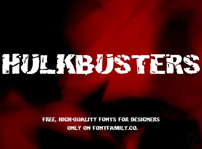 Hulkbusters Font