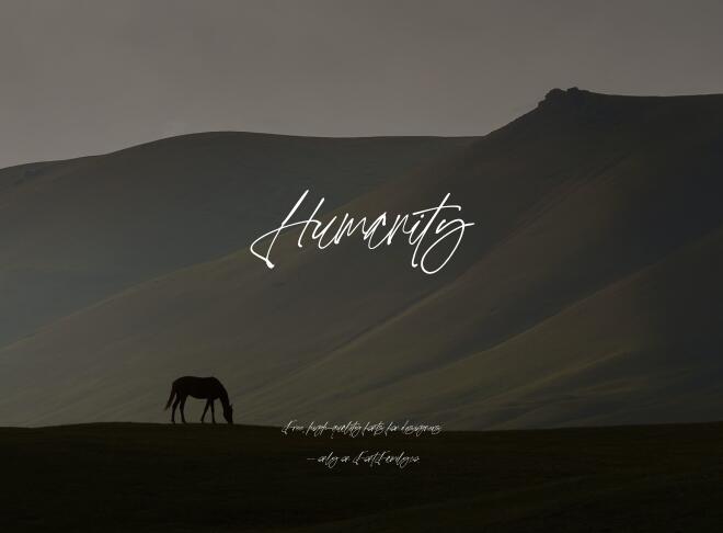 Humanity Font
