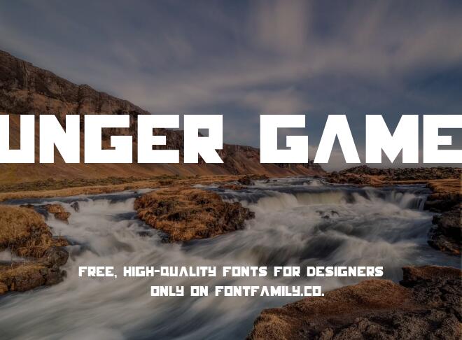 Hunger Games Font