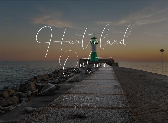 Hunterland Ontime Font