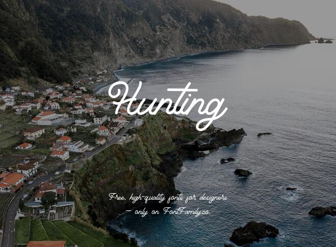 Hunting Font