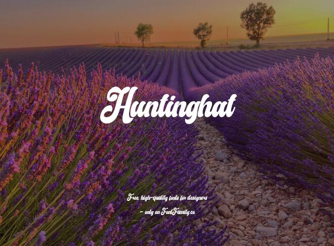 Huntinghat Font