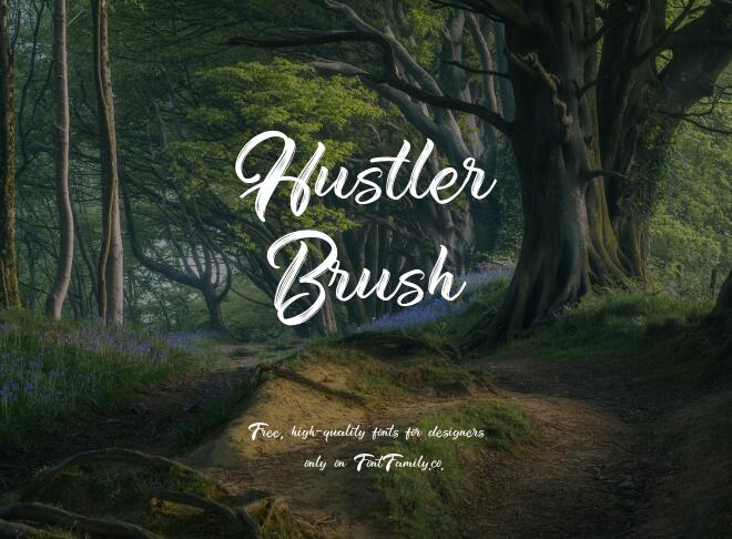 Hustler Brush Font
