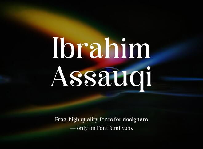 Ibrahim Assauqi Font