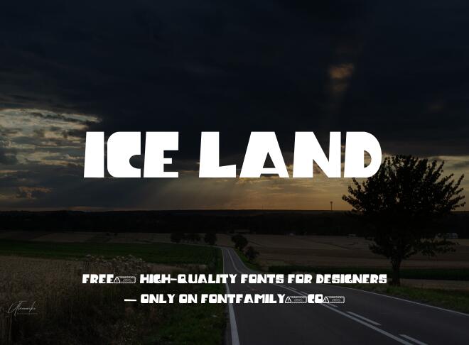Ice Land Font