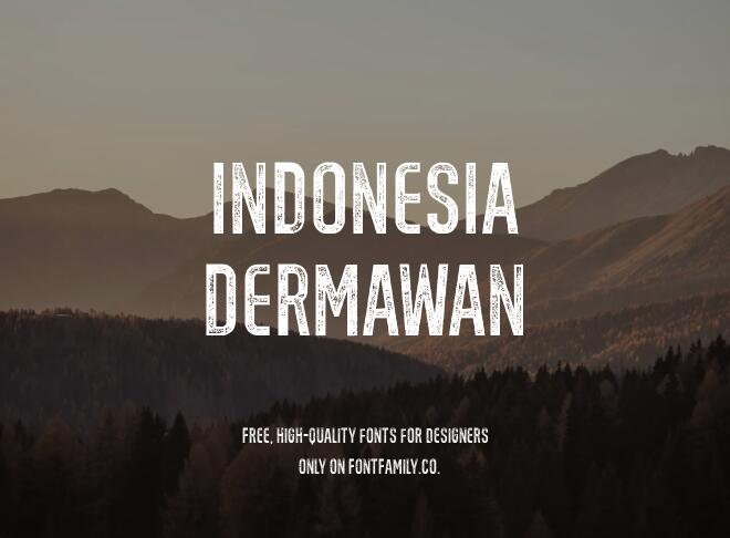 Indonesia Dermawan Font