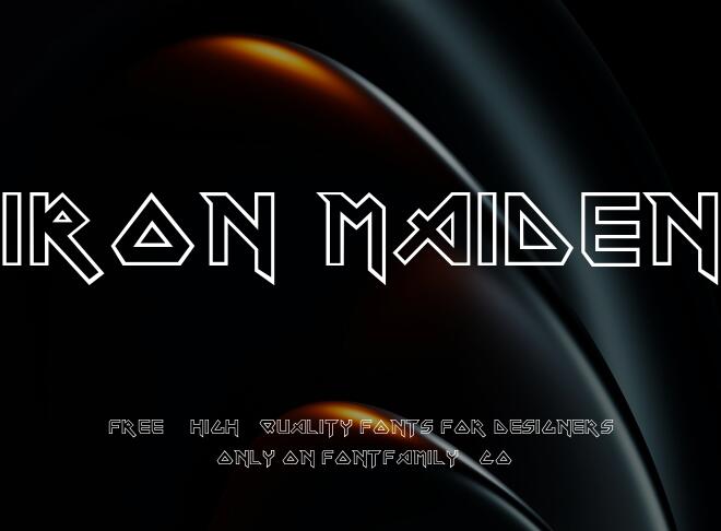 Iron Maiden Font
